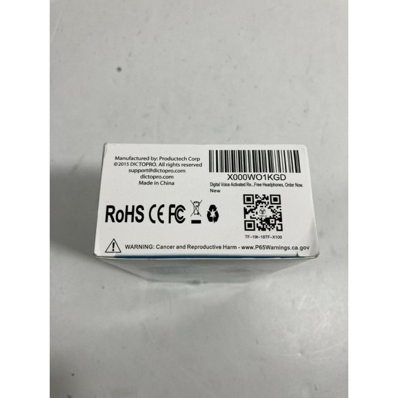 DICTOPRO Digital Voice Activated Recorder X100 Portable Mini Dictaphone 8GB - Picture 6 of 6